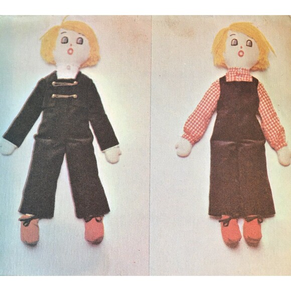 Vintage 1970s Doll and Doll Clothes Pattern - Picture 7 of 7